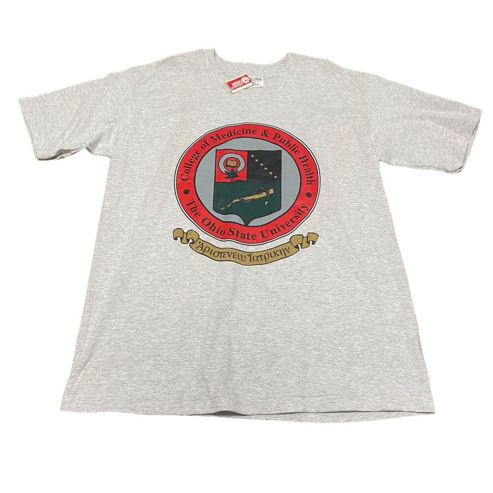 Vintage The Ohio State University Tee Shirt USA Made Single Stitch NWT NOS XL